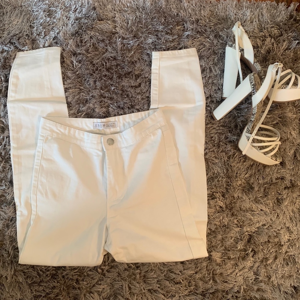 White jeans